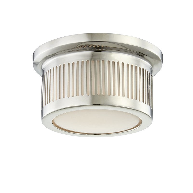 Hudson Valley 1440-PN Bangor LED Flush Mount, Polished Nickel