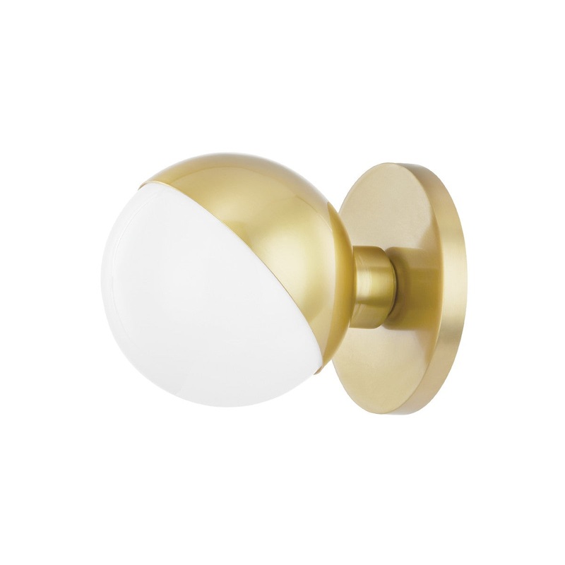 Hudson Valley 1661-AGB Lodi LED Bath Bracket, Aged Brass (Discontinued)
