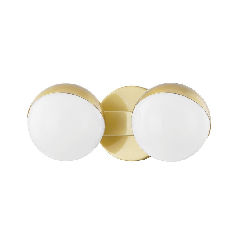 Hudson Valley 1662-AGB Lodi LED Bath Bracket, Aged Brass (Discontinued)