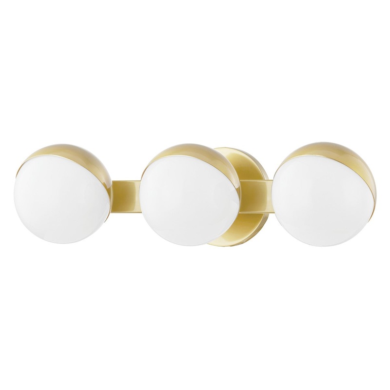 Hudson Valley 1663-AGB Lodi LED Bath Bracket, Aged Brass (Discontinued)