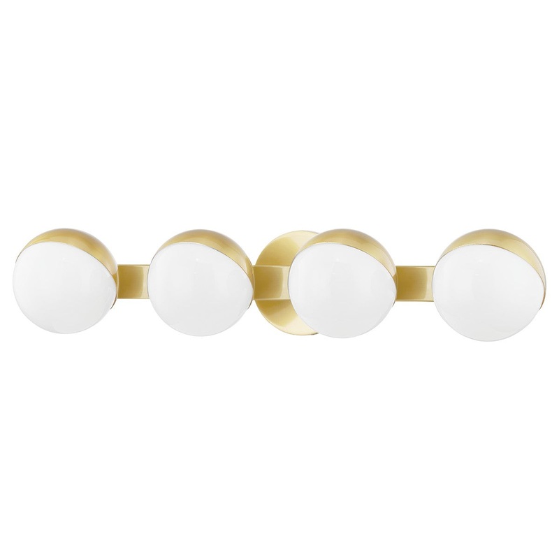 Hudson Valley 1664-AGB Lodi LED Bath Bracket, Aged Brass (Discontinued)