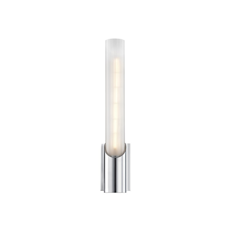 Hudson Valley 2141-PC Pylon One Light Wall Sconce, Polished Chrome