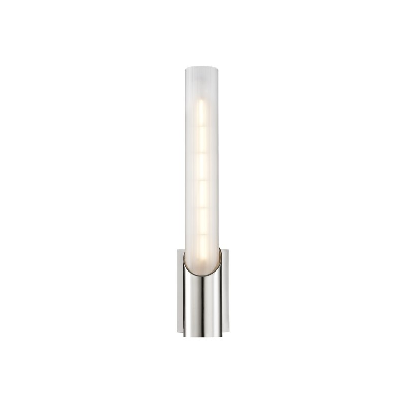 Hudson Valley 2141-PN Pylon One Light Wall Sconce, Polished Nickel