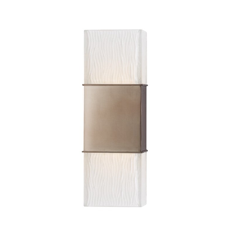 Hudson Valley 282-BB Aurora Two Light Wall Sconce, Brushed Bronze