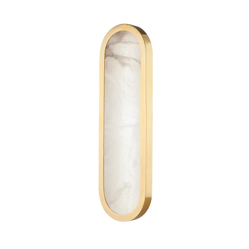 Hudson Valley 3318-AGB Manhasset LED Wall Sconce, Aged Brass