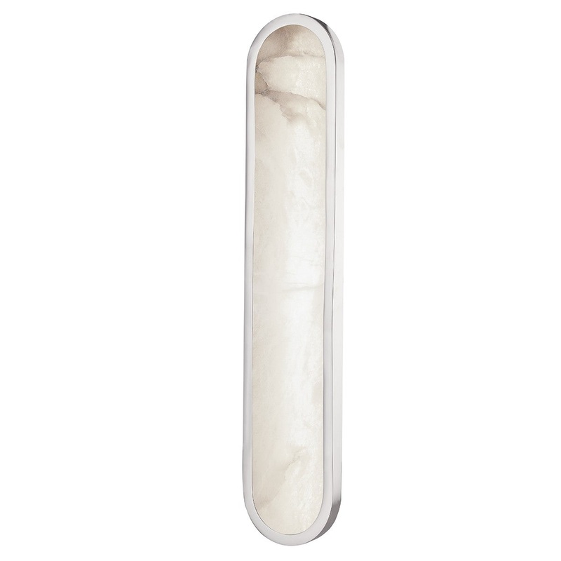 Hudson Valley 3328-PN Manhasset LED Wall Sconce, Polished Nickel