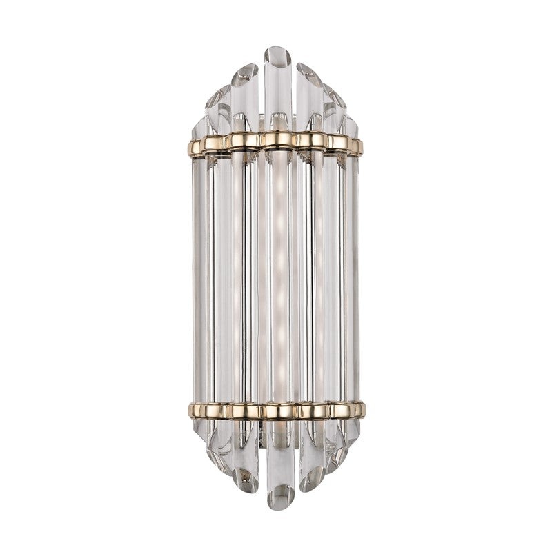 Hudson Valley 408-AGB Albion LED Bath Bracket, Aged Brass
