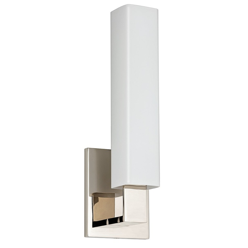 Hudson Valley 550-PN Livingston One Light Bath Bracket, Polished Nickel