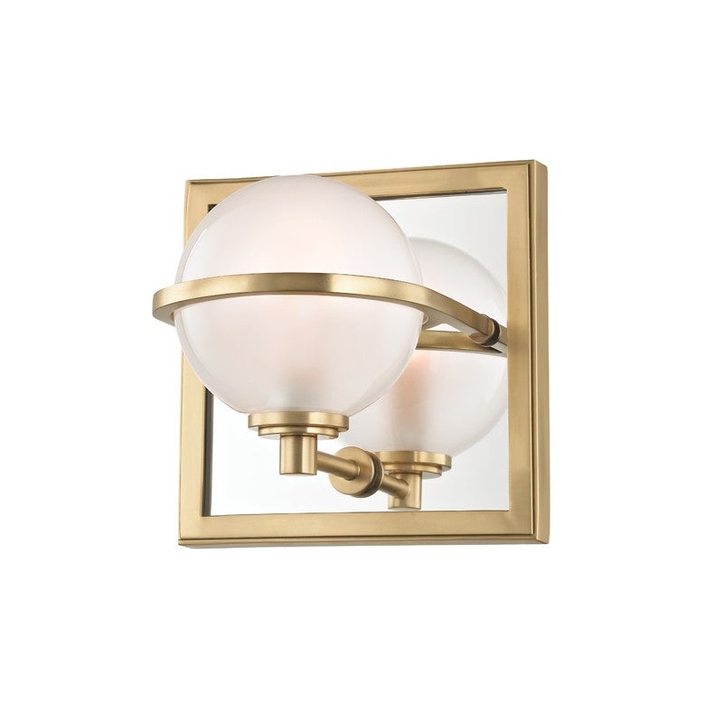 Hudson Valley 6441-AGB Axiom LED Bath Bracket, Aged Brass (Discontinued)