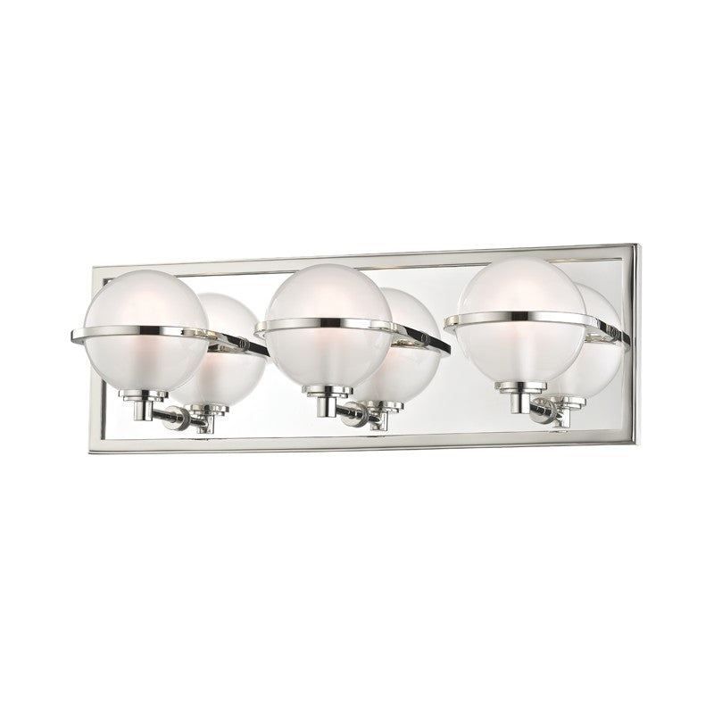 Hudson Valley 6443-PN Axiom LED Bath Bracket, Polished Nickel (Discontinued)