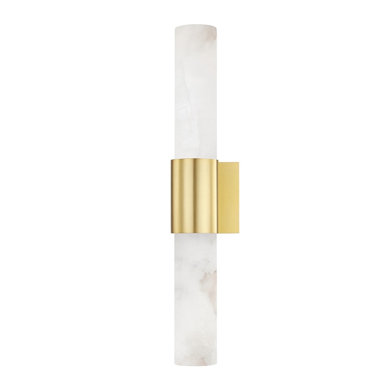 Hudson Valley 8210-AGB Barkley LED Wall Sconce, Aged Brass