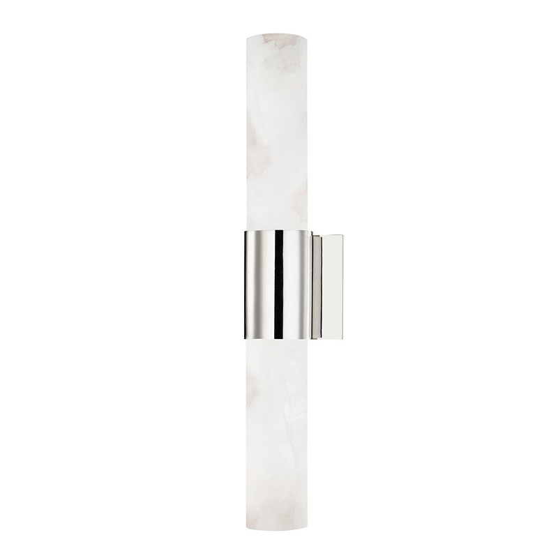 Hudson Valley 8210-PN Barkley LED Wall Sconce, Polished Nickel