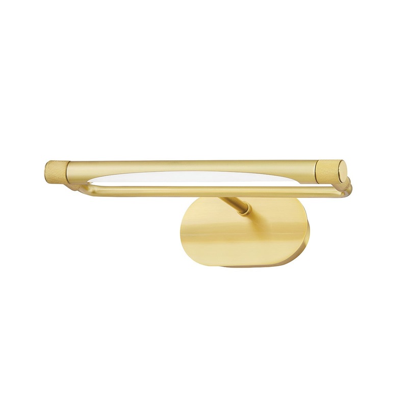 Hudson Valley 8213-AGB Berkshire LED Picture Light, Aged Brass