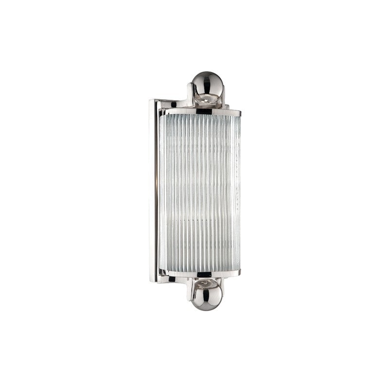 Hudson Valley 851-PN Mclean One Light Bath Bracket, Polished Nickel (Discontinued)