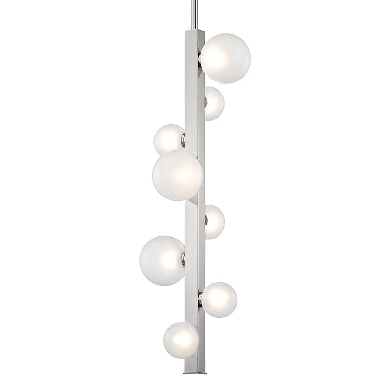 Hudson Valley 8708-PN Mini Hinsdale LED Pendant, Polished Nickel (Discontinued)