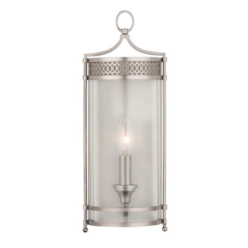 Hudson Valley 8991-AN Amelia One Light Wall Sconce, Antique Nickel (Discontinued)