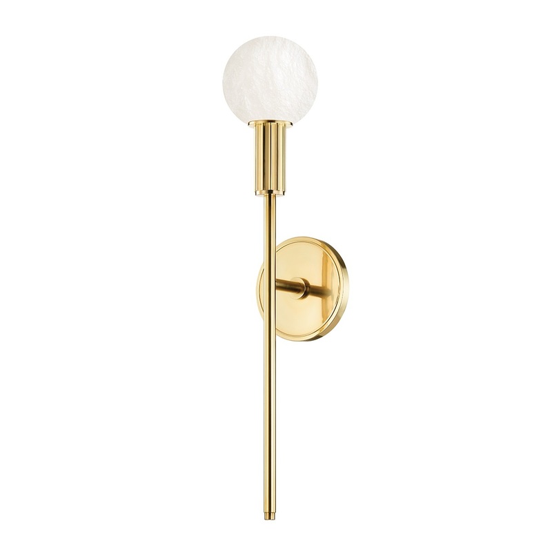 Hudson Valley 9281-AGB Murray Hill LED Wall Sconce, Aged Brass