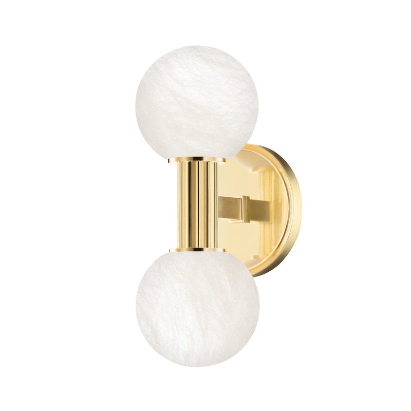 Hudson Valley 9282-AGB Murray Hill LED Wall Sconce, Aged Brass