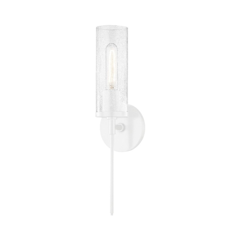 Mitzi H220101-SWH Olivia One Light Wall Sconce, Soft White