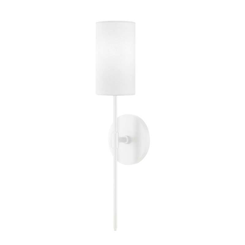 Mitzi H223101-SWH Olivia One Light Wall Sconce, Soft White