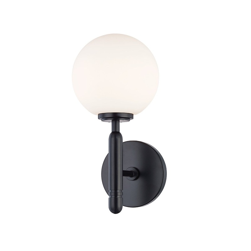 Mitzi H313101-BLK Mina LED Wall Sconce, Black