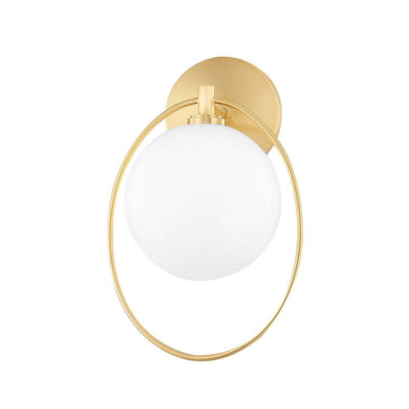 Mitzi H493101-AGB Babette LED Wall Sconce, Aged Brass