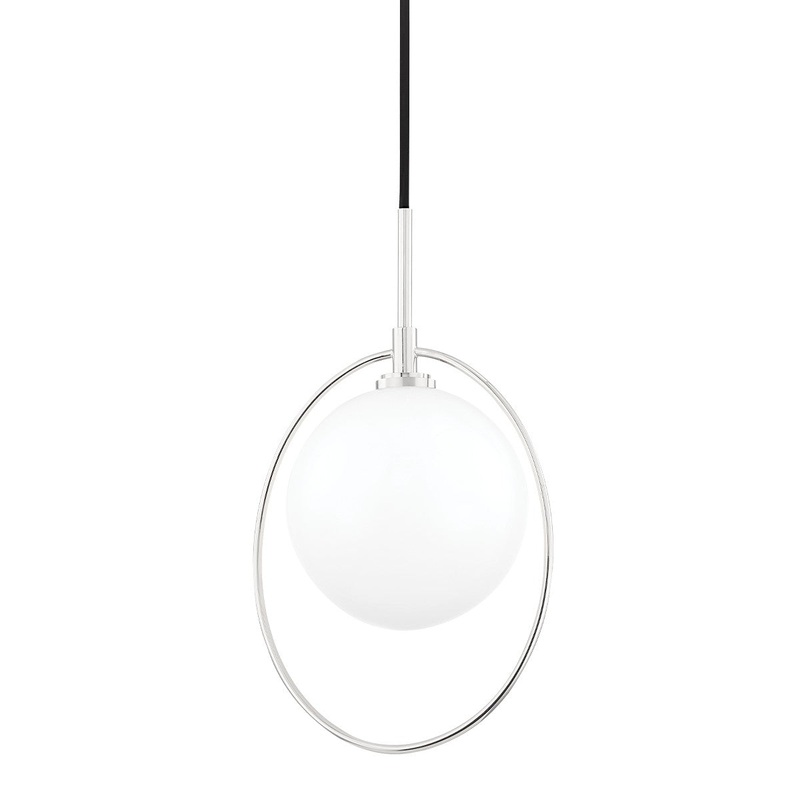 Mitzi H493701-PN Babette LED Pendant, Polished Nickel
