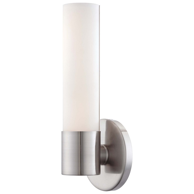 George Kovacs P5041-084-L Saber LED Wall Sconce, Brushed Nickel