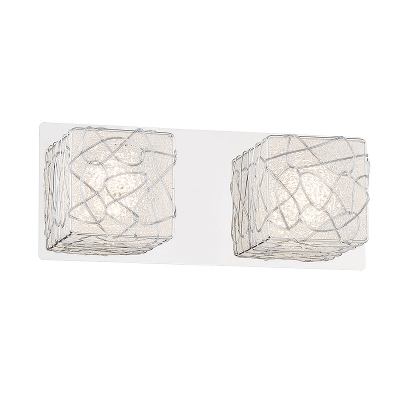 George Kovacs P5292-077-L Livewire LED Bath Vanity, Chrome