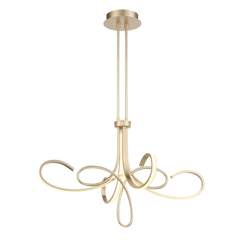 George Kovacs P5436-697-L Astor LED Chandelier, Soft Gold