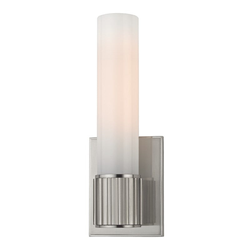 Hudson Valley 1821-SN Fulton One Light Wall Sconce, Satin Nickel