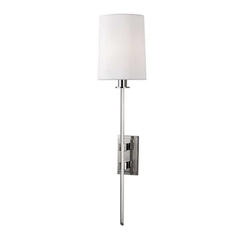 Hudson Valley 3411-PN Fredonia One Light Wall Sconce, Polished Nickel (Discontinued)