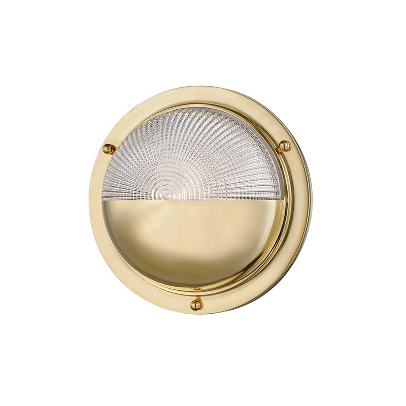 Hudson Valley 5011-AGB Hughes LED Wall Sconce, Aged Brass