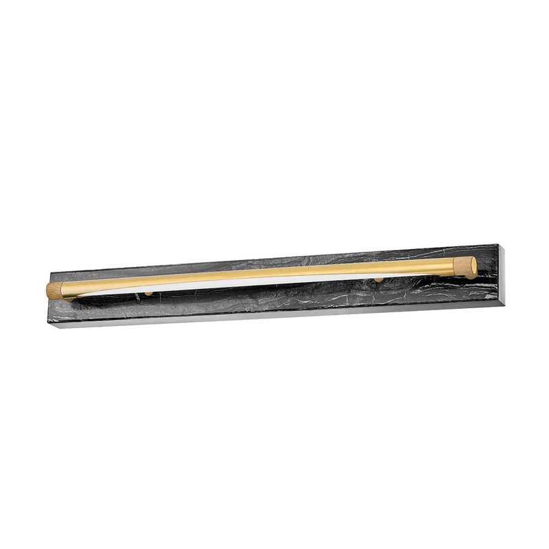 Hudson Valley 6826-AGB Hayden LED Wall Sconce, Aged Brass