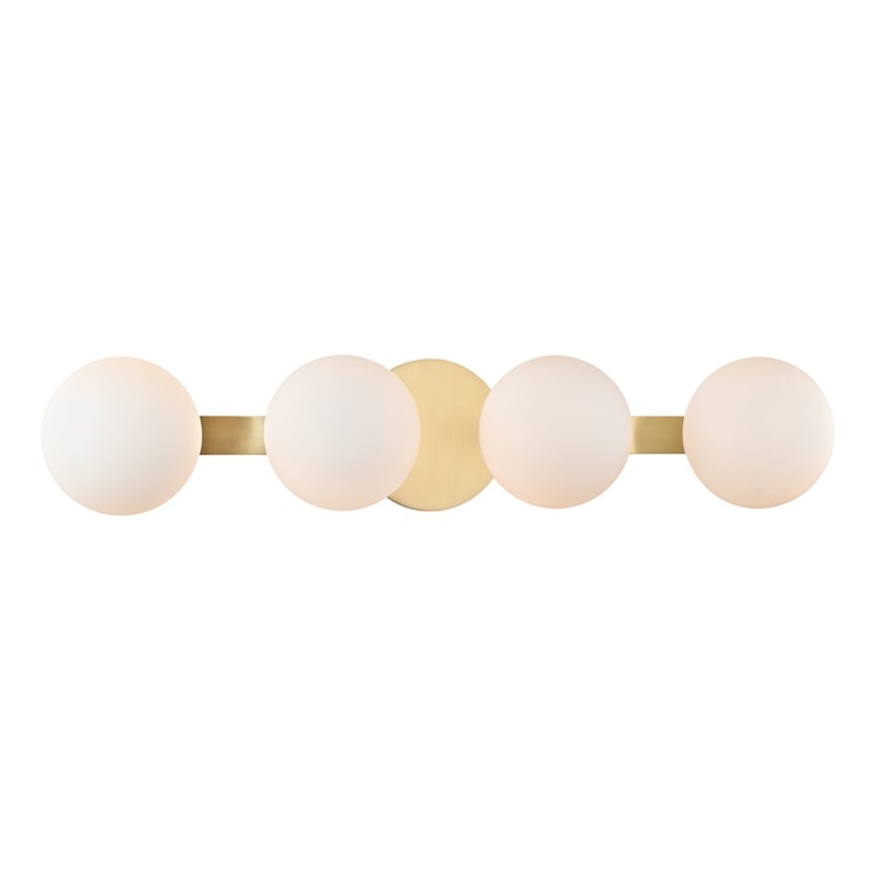 Hudson Valley 9084-AGB Baird LED Bath Bracket, Aged Brass