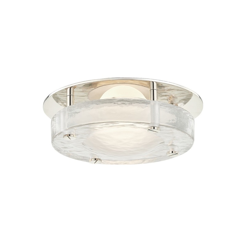 Hudson Valley 9208-PN Heath LED Flush Mount, Polished Nickel