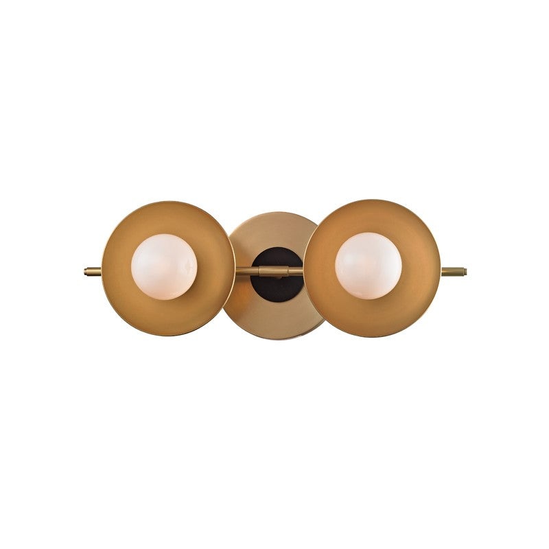 Hudson Valley 9802-AGB Julien LED Bath Bracket, Aged Brass