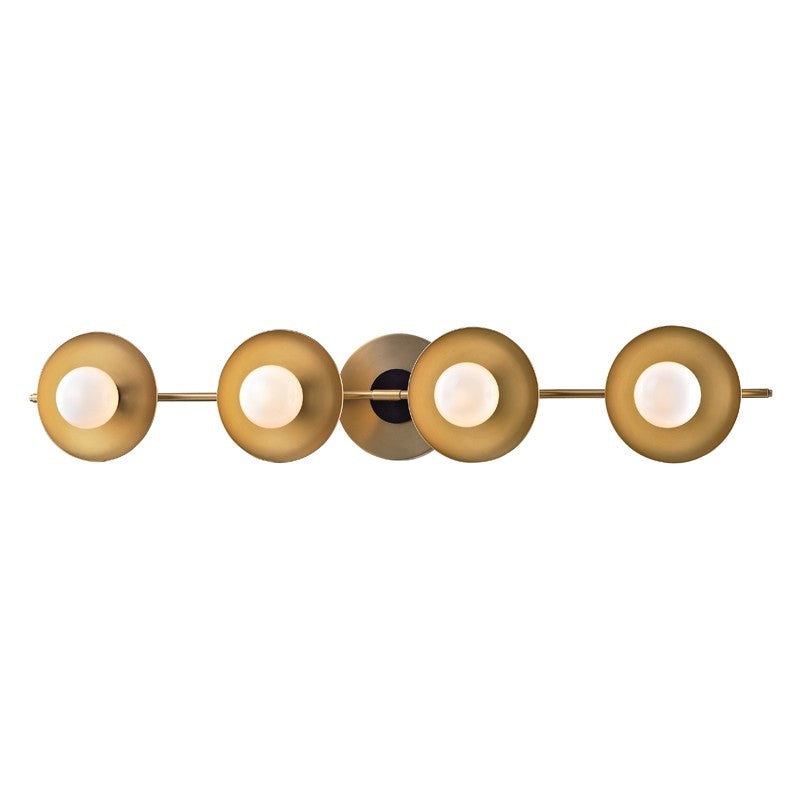 Hudson Valley 9804-AGB Julien LED Bath Bracket, Aged Brass