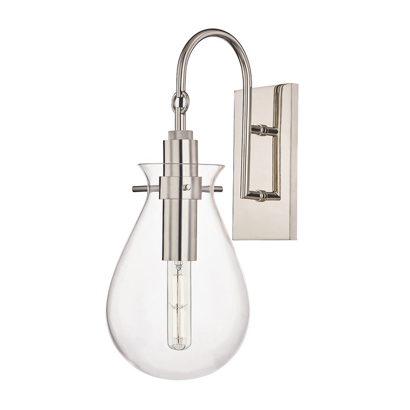Hudson Valley BKO100-PN Ivy LED Wall Sconce, Polished Nickel