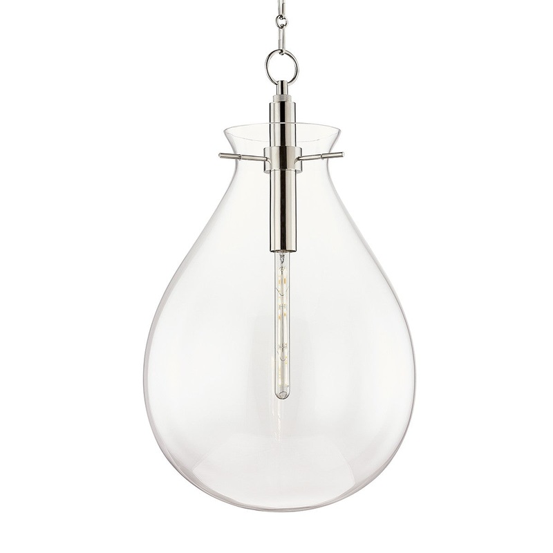 Hudson Valley BKO103-PN Ivy LED Pendant, Polished Nickel