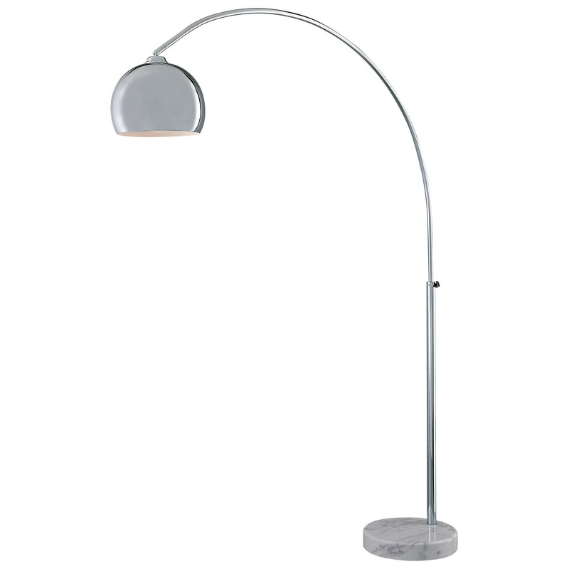 George Kovacs P053-077 George's Reading Room LED Floor Lamp, Chrome