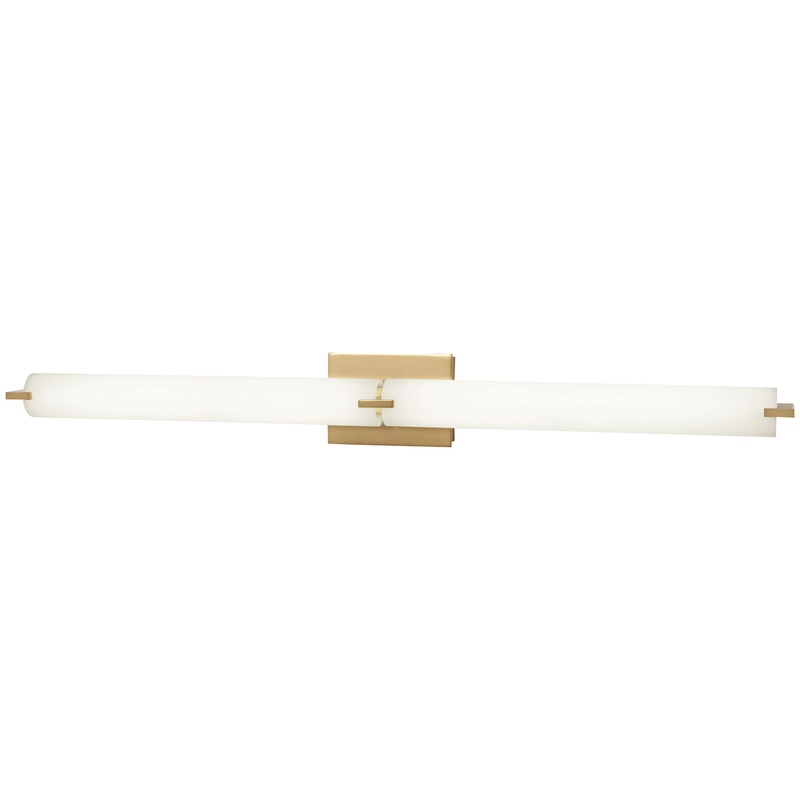 George Kovacs P5046-248-L Tube LED Wall Sconce, Honey Gold