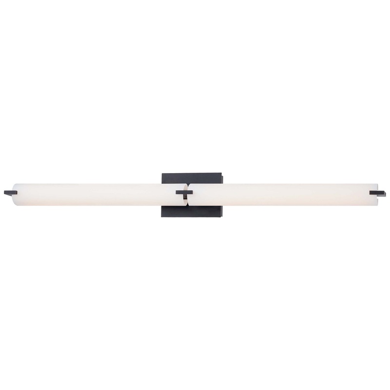 George Kovacs P5046-37B-L Tube LED Bath, Dark Restoration Bronze