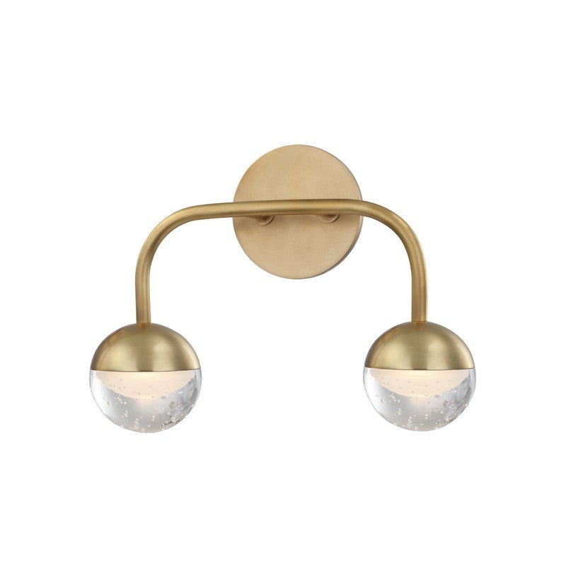 Hudson Valley 1242-AGB Boca LED Bath Bracket, Aged Brass (Discontinued)