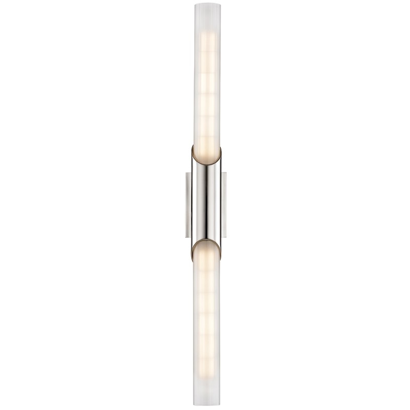 Hudson Valley 2142-PN Pylon Two Light Wall Sconce, Polished Nickel