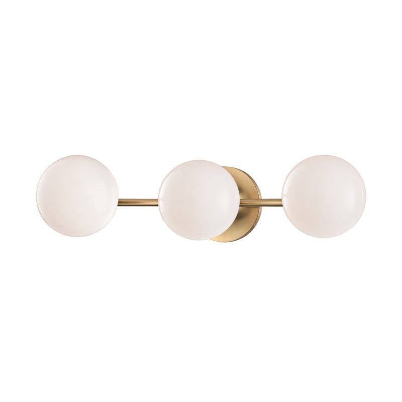 Hudson Valley 4743-AGB Fleming LED Bath Bracket, Aged Brass