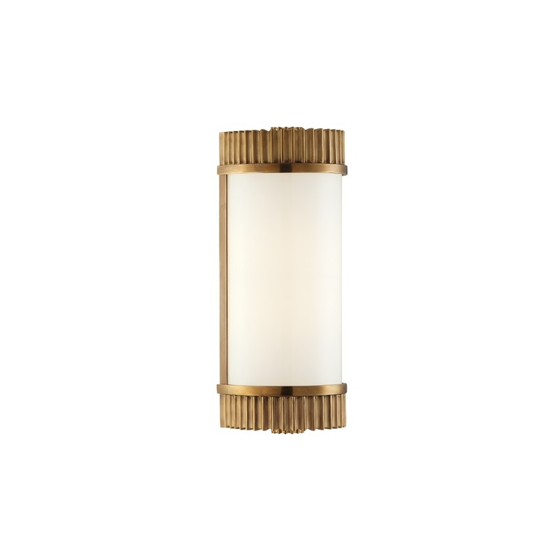 Hudson Valley 561-AGB Benton One Light Bath Bracket, Aged Brass (Discontinued)