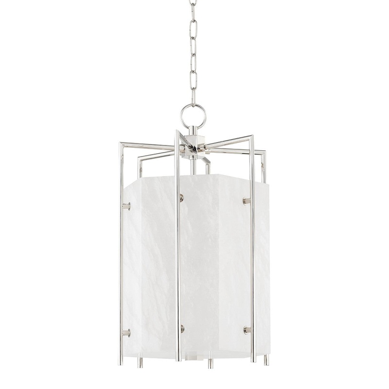 Hudson Valley 7014-PN Flatbush LED Pendant, Polished Nickel (Discontinued)