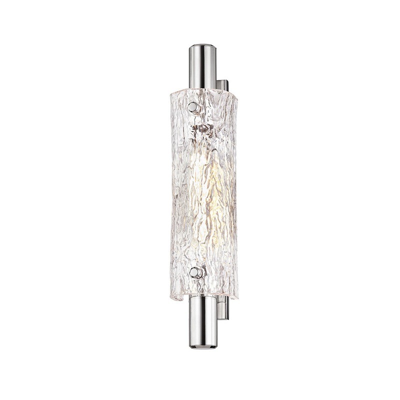 Hudson Valley 8918-PN Harwich One Light Wall Sconce, Polished Nickel
