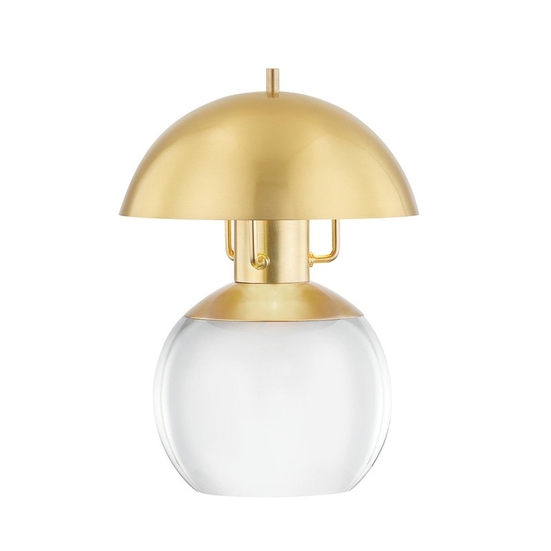 Hudson Valley L1510-AGB Bayside LED Table Lamp, Aged Brass (Discontinued)